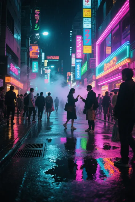 나카스의 도심 유흥가